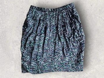 Jupe courte "& Other stories" satinée verte taille 34