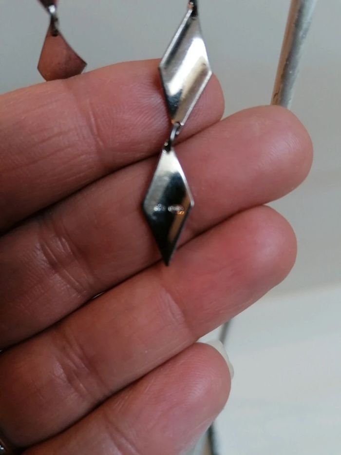 Boucle d'oreille en argent 925 - photo numéro 2