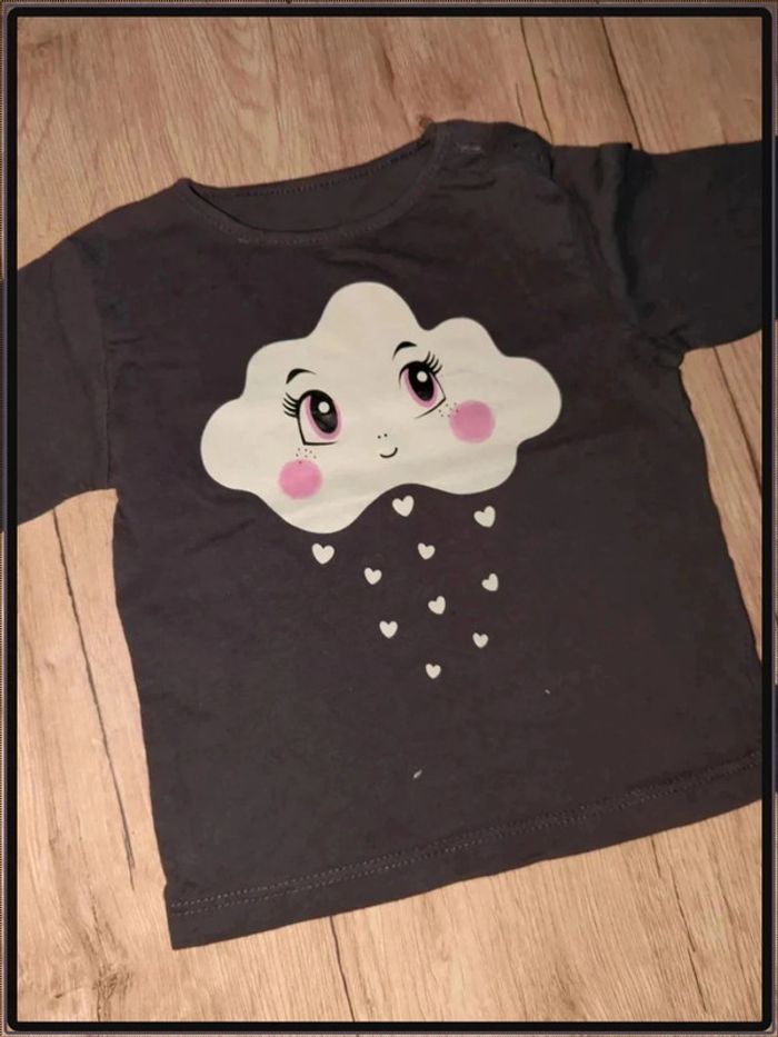 T shirt manches longues 6 mois - photo numéro 2
