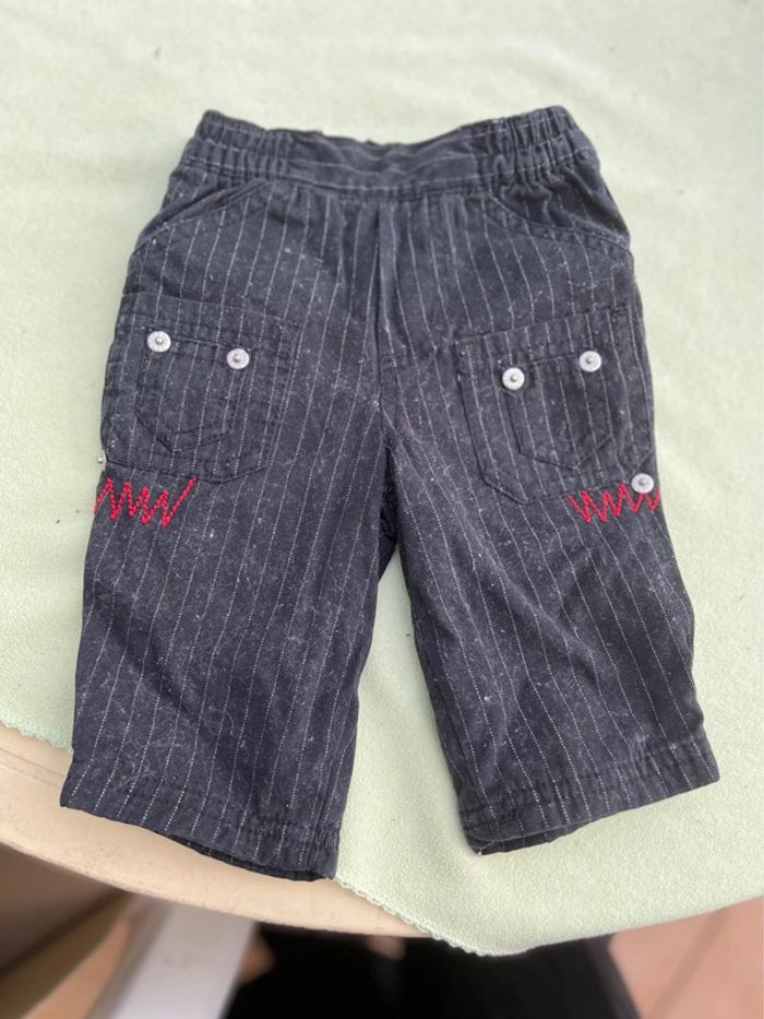 Pantalon noir a ligne Tissaia 3mois