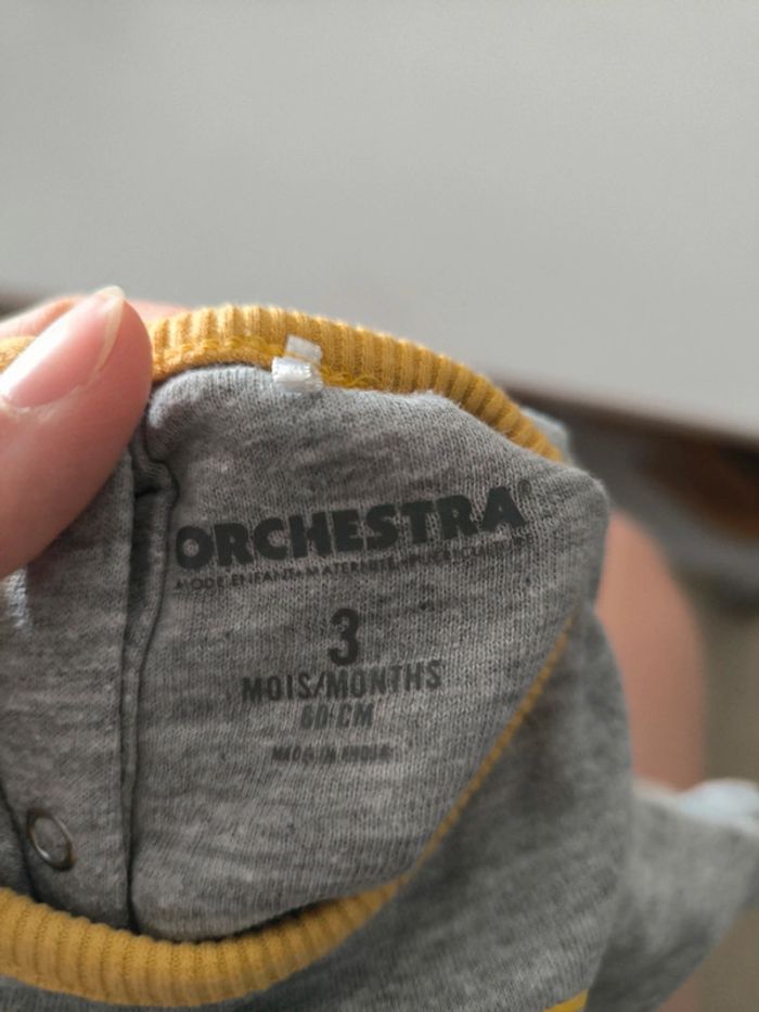 T-shirt manche longue 3 mois orchestra - photo numéro 4