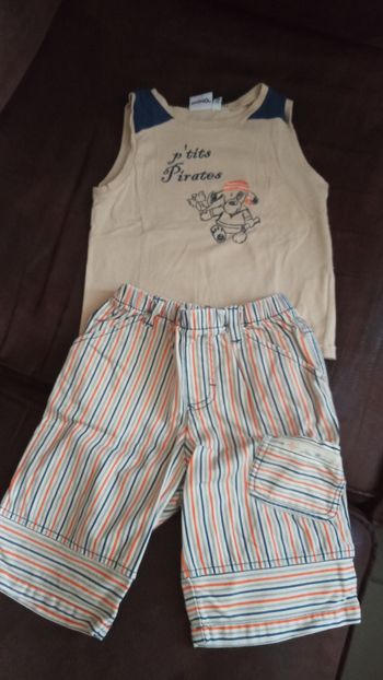 Joli petit Ensemble pour garçons 23mois "Aubisou" comme Neuf