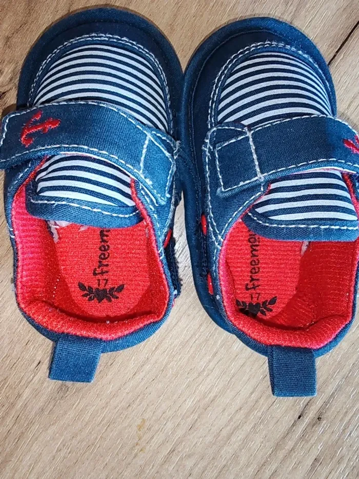 Chaussures garçon neuves freemouss 17 bleu et rouge - photo numéro 13