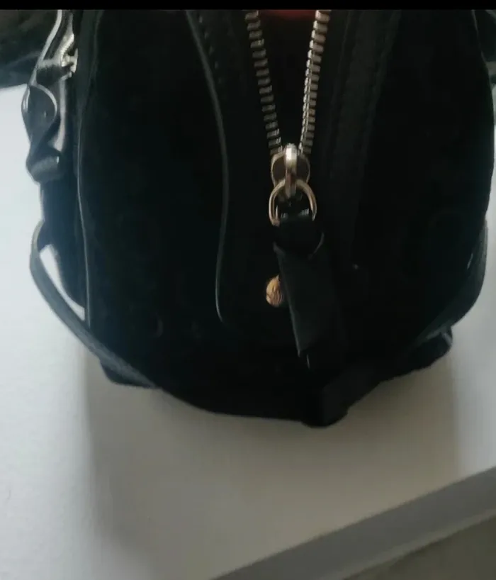 Sac Celine en cuir et velours - photo numéro 5