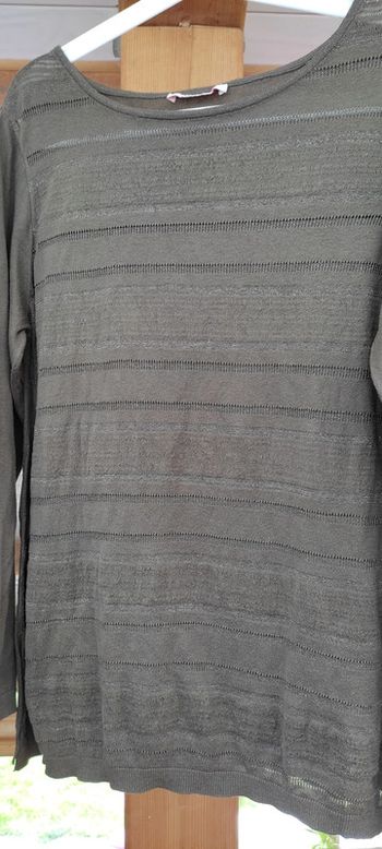 Pull léger kaki camaïeu taille L