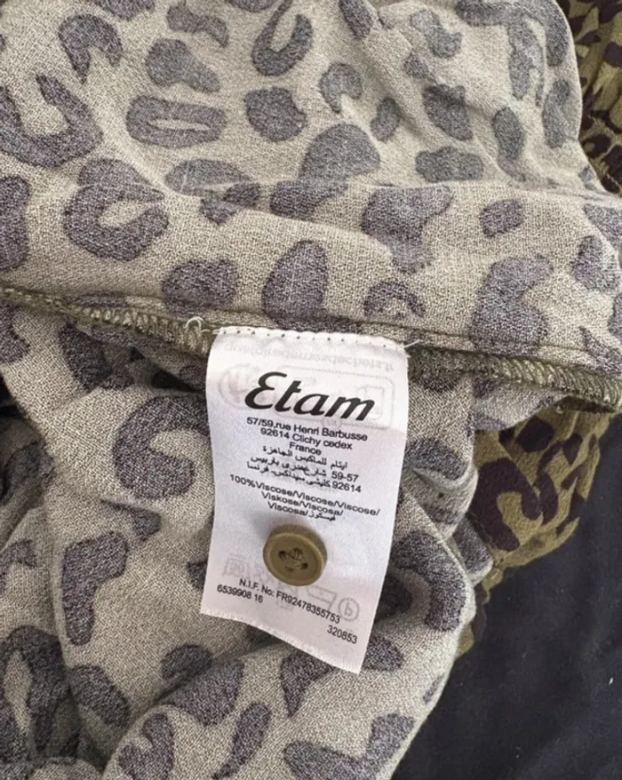 Robe neuve Etam motif léopard - photo numéro 4