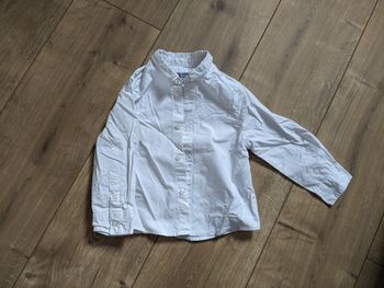Chemise blanche manches longues 3 ans