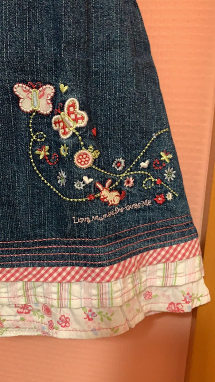 Robe en jeans baby club 6 mois - photo numéro 2