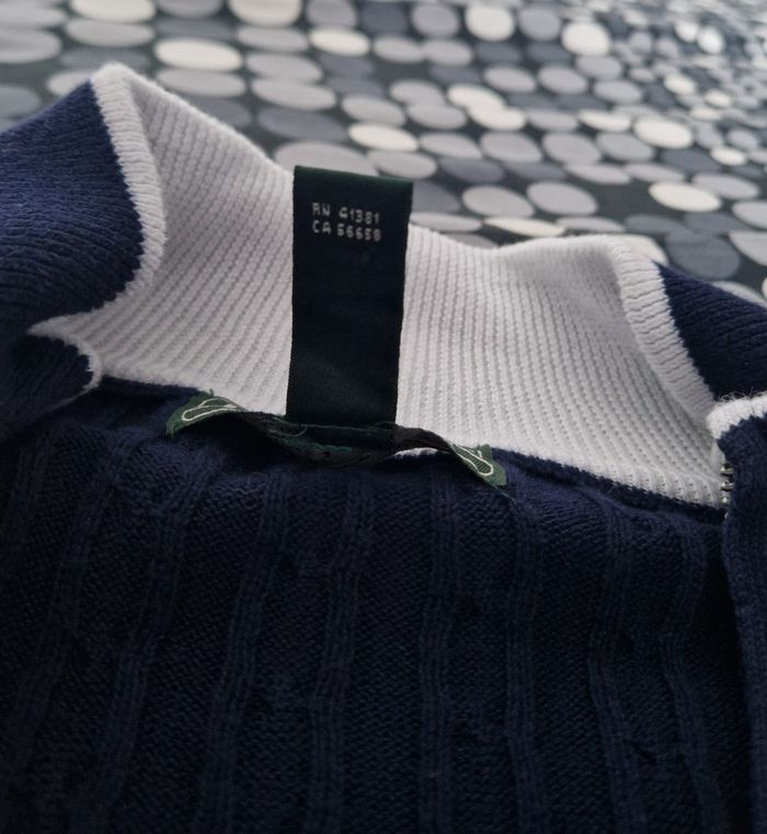 🧶 Gilet zippé Lauren Ralph Lauren bleu marine - photo numéro 5