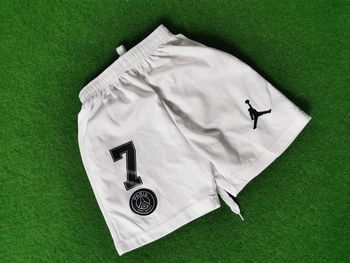 Short sport blanc 7 Paris St Germain