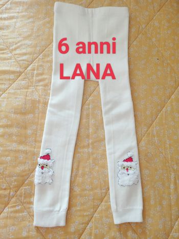 Leggins lana 6 anni