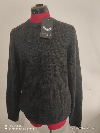 Pull maille col rond 