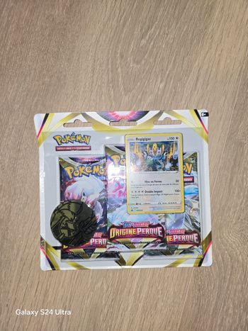 Pokemon tripack origine perdue neuf