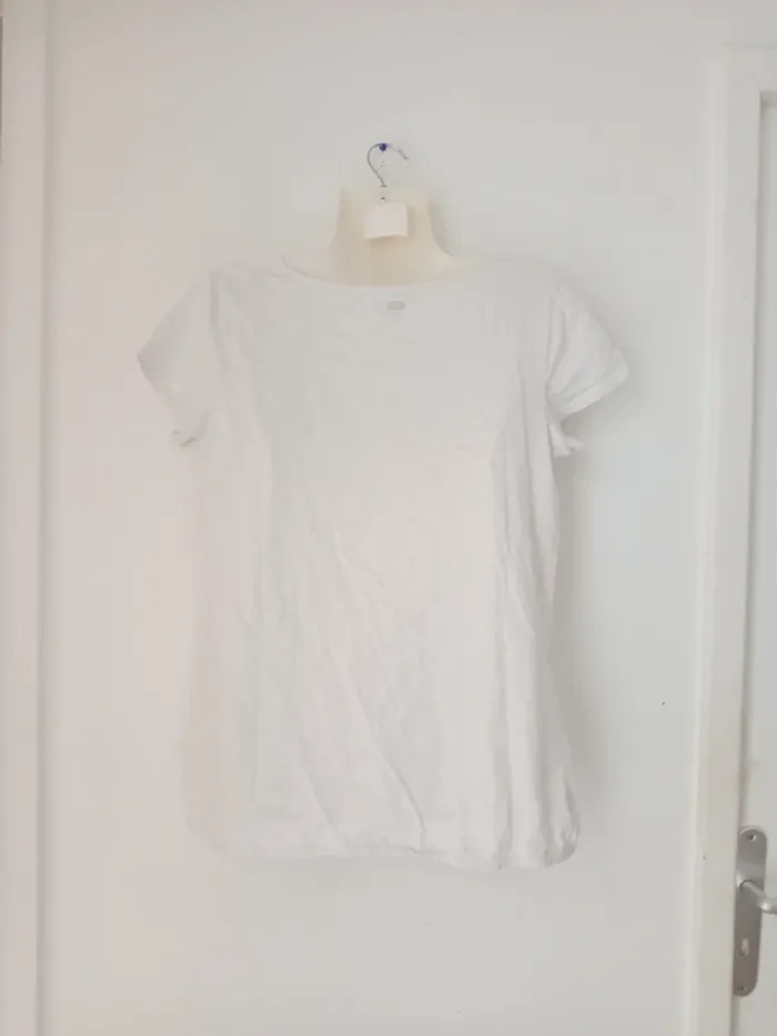 Tee-shirt basic transparent femme - photo numéro 3