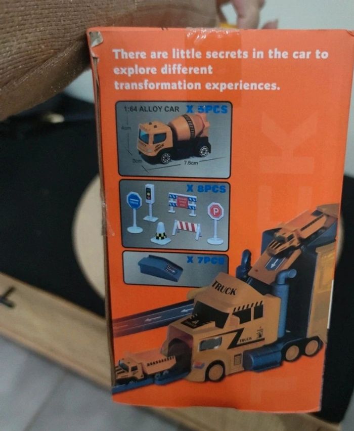 Camion sonore avec petits engins travaux neuf - photo numéro 2