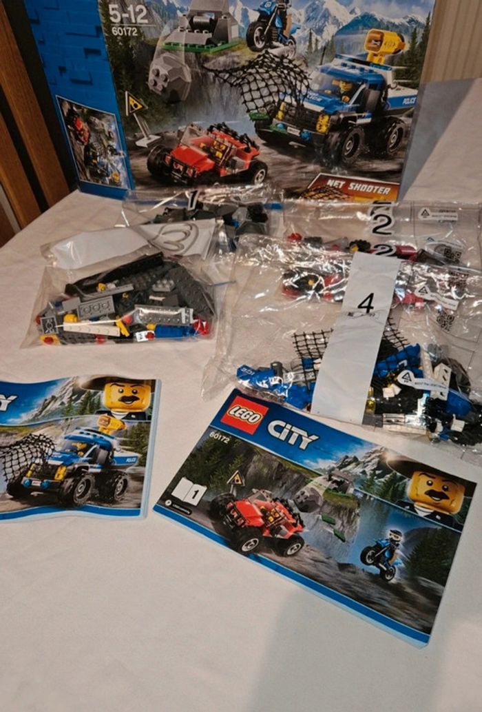Lego City 60172- La poursuite en montagne-Complet avec notices et boîte - photo numéro 8