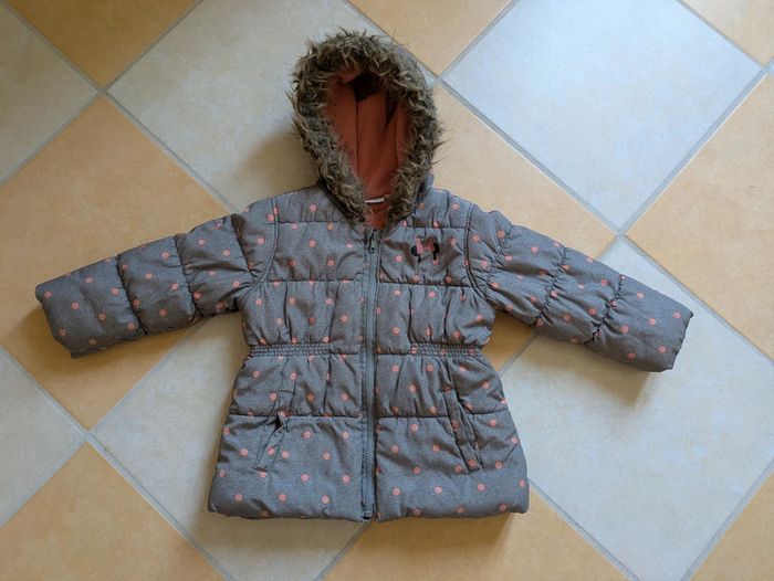 Manteau doudoune Minnie fille 3 ans