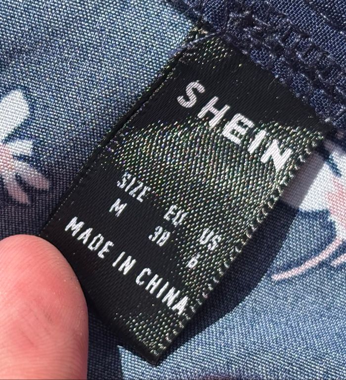 👖Pantalon à jambes larges imprimé floral – Taille 38 • SHEIN - photo numéro 5