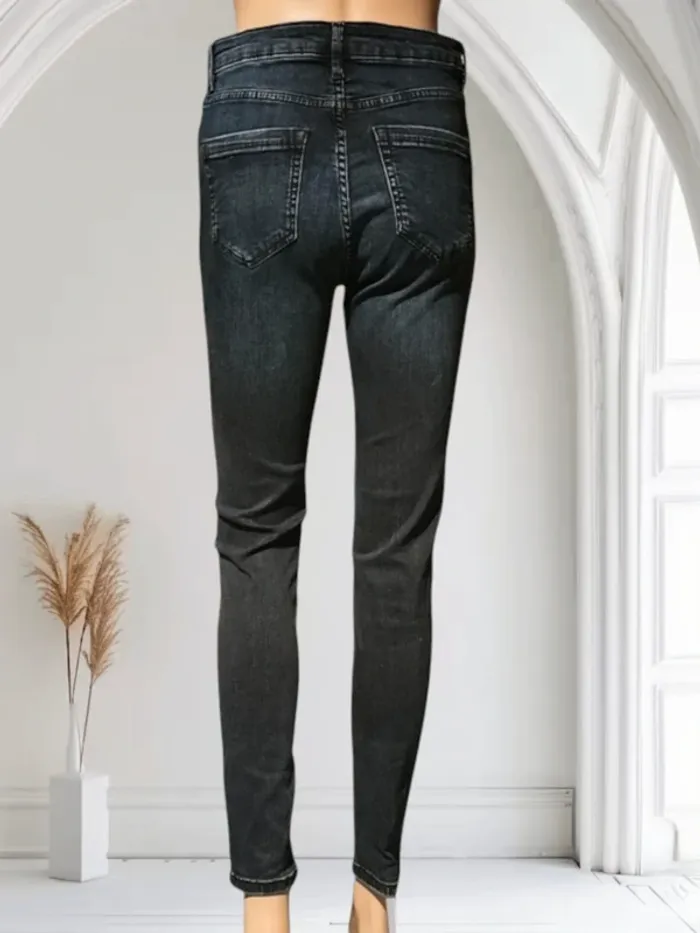 jean Mango modéle,coupe skinny,taille haute,texture stretch - photo numéro 4