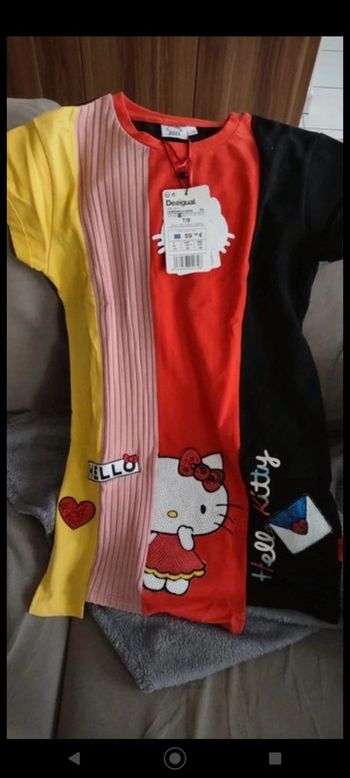 Robe couleur rétro Hello Kitty Desigual