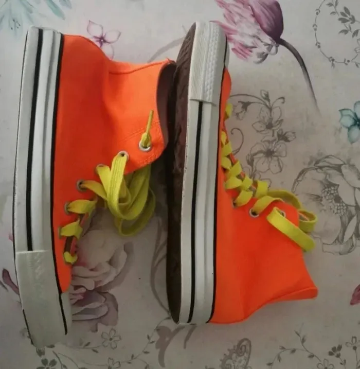 Converse all star orange t 38 - photo numéro 3