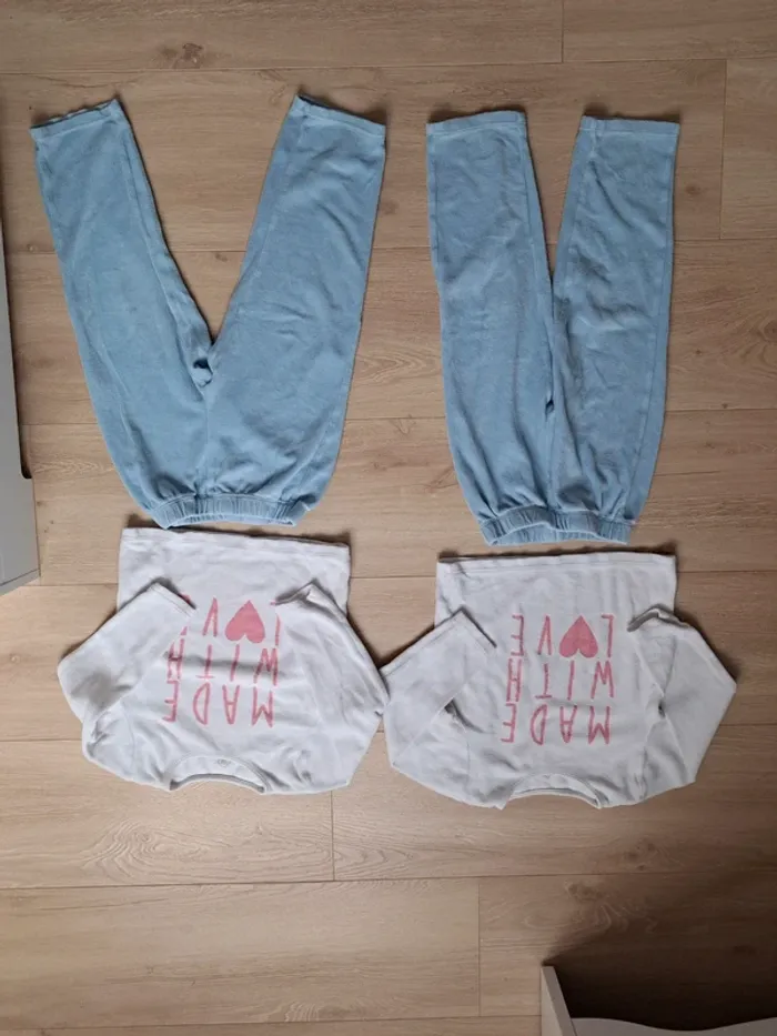 Pyjamas hiver jumelles 3/4A - photo numéro 3