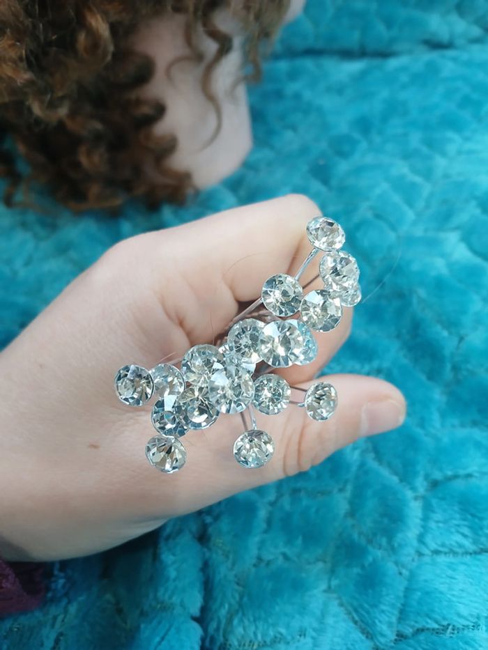lot de 20 épingles à cheveux gros brillants - photo numéro 7