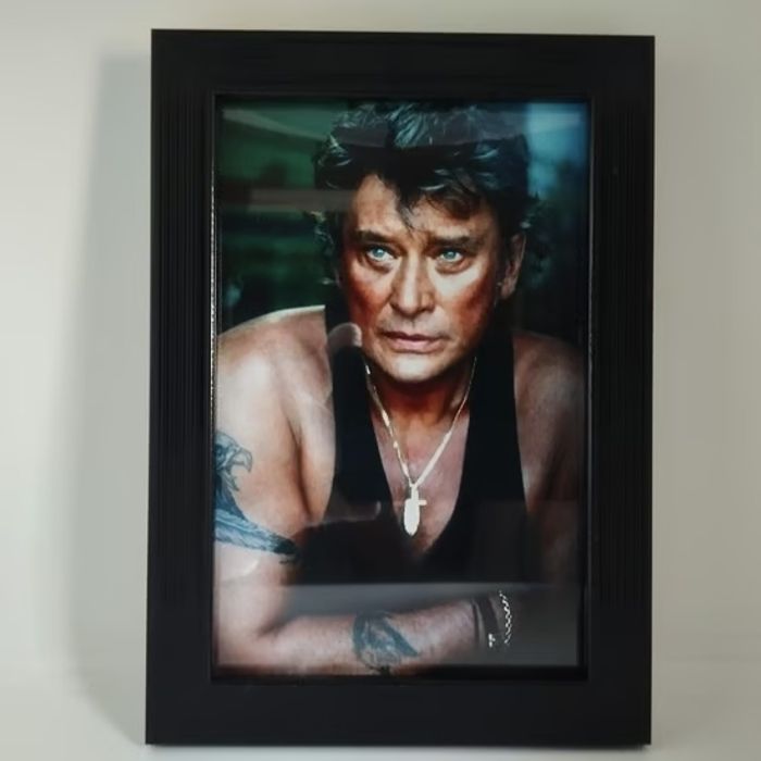 Johnny Hallyday : Cadre Photo 10x15cm