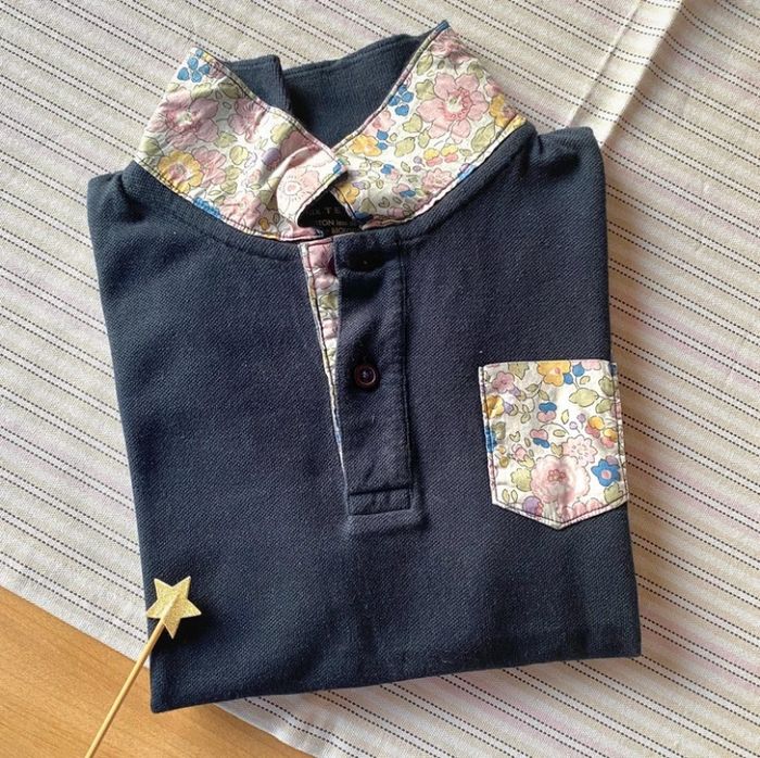 Polo col Betsy Sucré doré