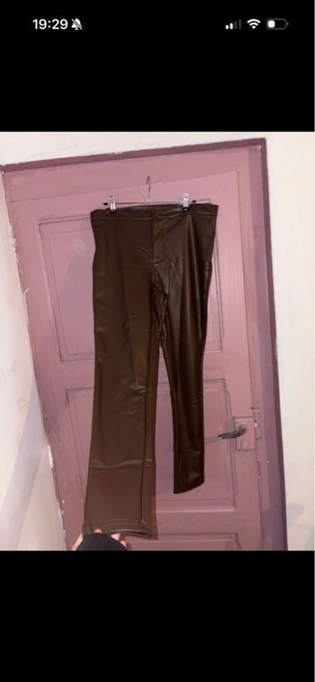 Pantalon semi cuir