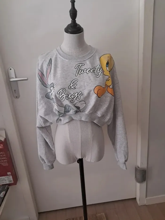 Pull court oversize titi taille S - photo numéro 2