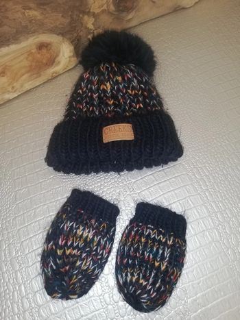 Ensemble bonnet mouffles