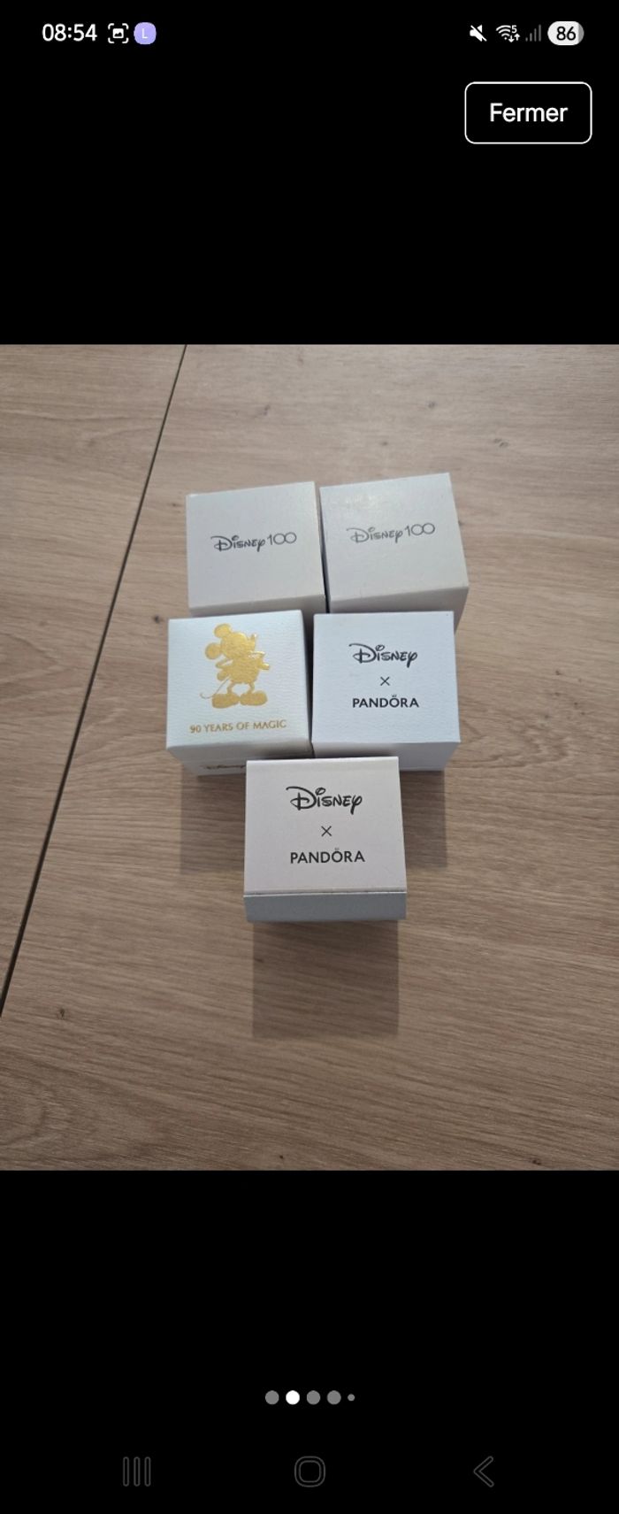 Lot boîtes Pandora disney - photo numéro 5