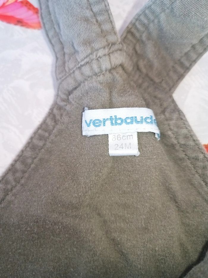 Salopette Vertbaudet 24 mois vert - photo numéro 2