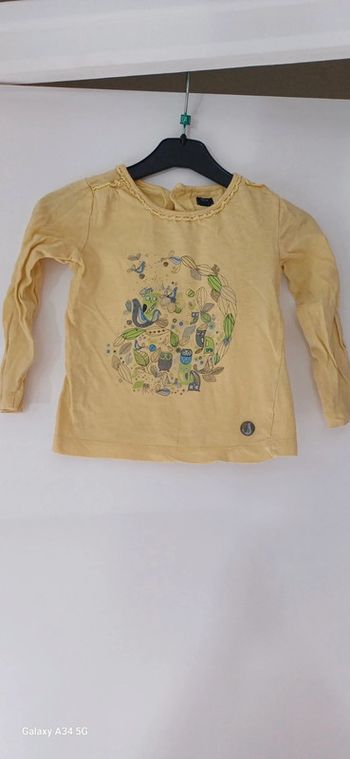 Tee shirt ML terre de marins 3 ans