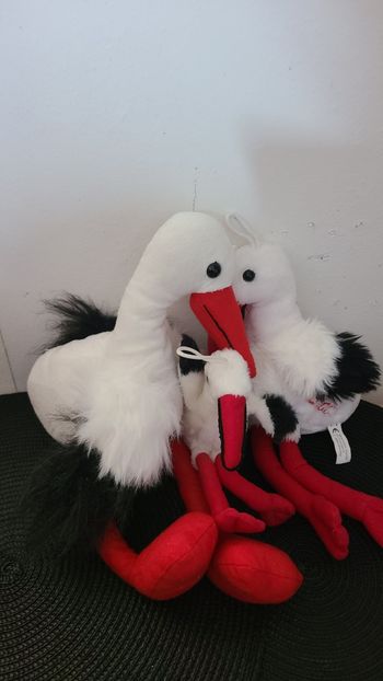 Peluche Cigogne (3 Tailles)