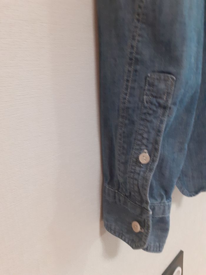 Chemise en jeans bleu Levi's homme - photo numéro 5