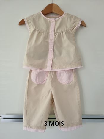 Ensemble blouse pantalon