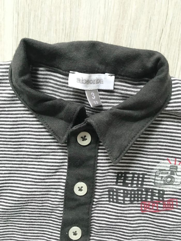 Polo « petit reporter » 3mois (Absorba) - photo numéro 2