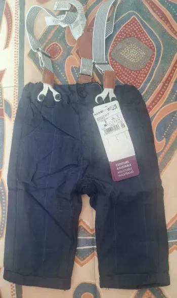 Pantalon garçon + bretelles