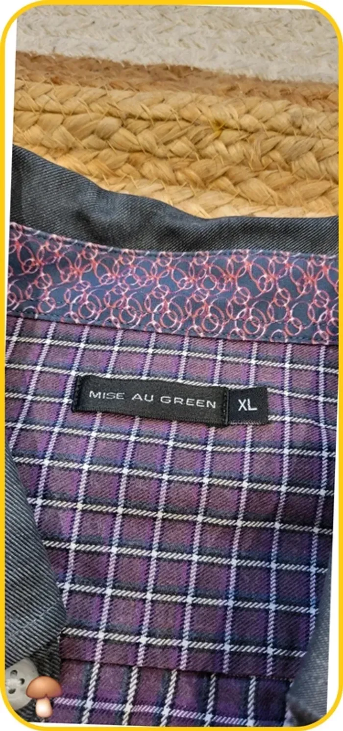 Chemise à carraux homme Mise au Green – Taille XL – Très bon état
- Violet - photo numéro 6