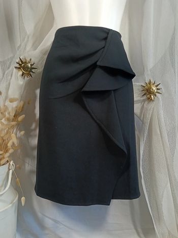 Jupe à volant noire | Max Mara | t. 44