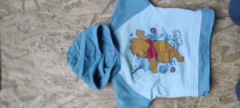 Pull garçon avec capuche Winnie l'ourson Disney 6 mois