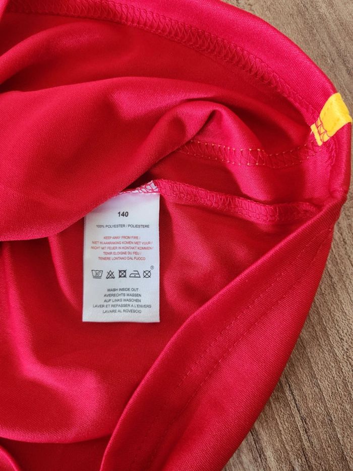 Ensemble short et maillot de doot Belgium neuf 10 ans rouge jaune et noir - photo numéro 6