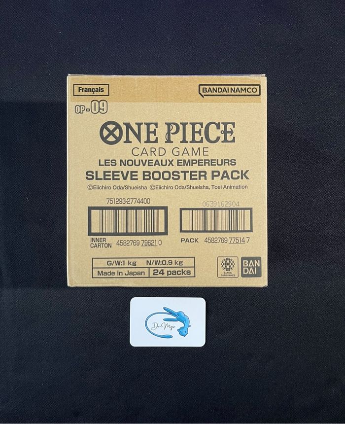 One Piece Card Game CASE 24 Blisters Les Nouveaux Empereurs OP 09 : 210€