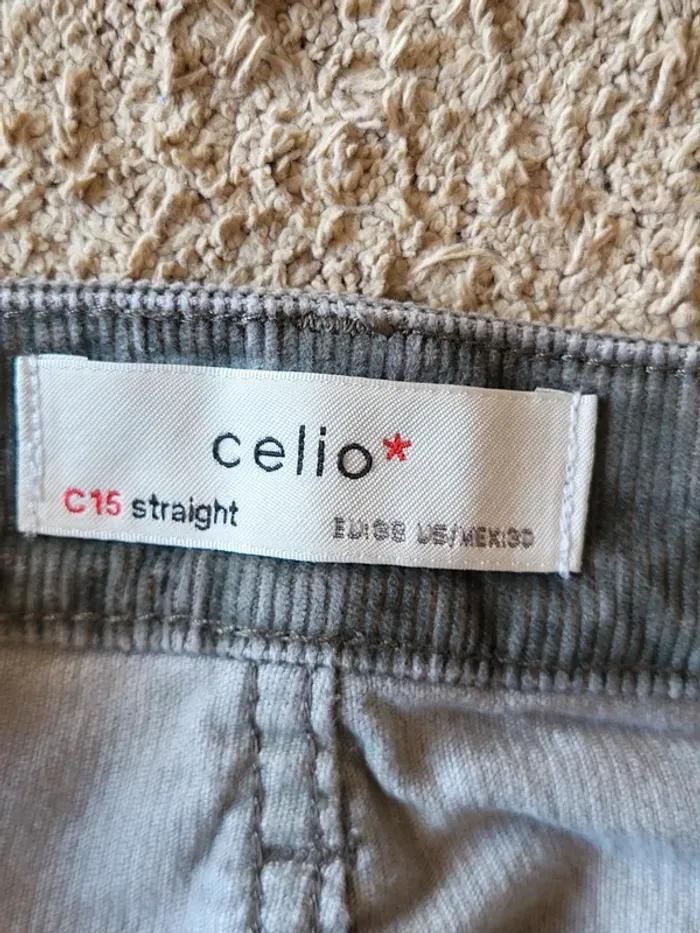 Pantalon en velours côtelé Ponice Celio - photo numéro 7