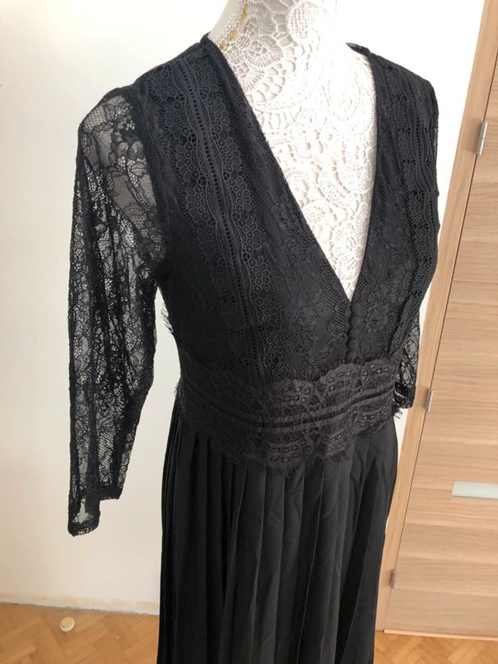 Robe en dentelle plissée neuve Zara taille M - photo numéro 5