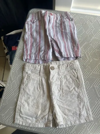 2 shorts kiabi 3 ans