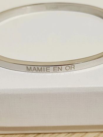 Bracelet mamie argenté