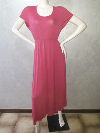 robe longue rose taille 42